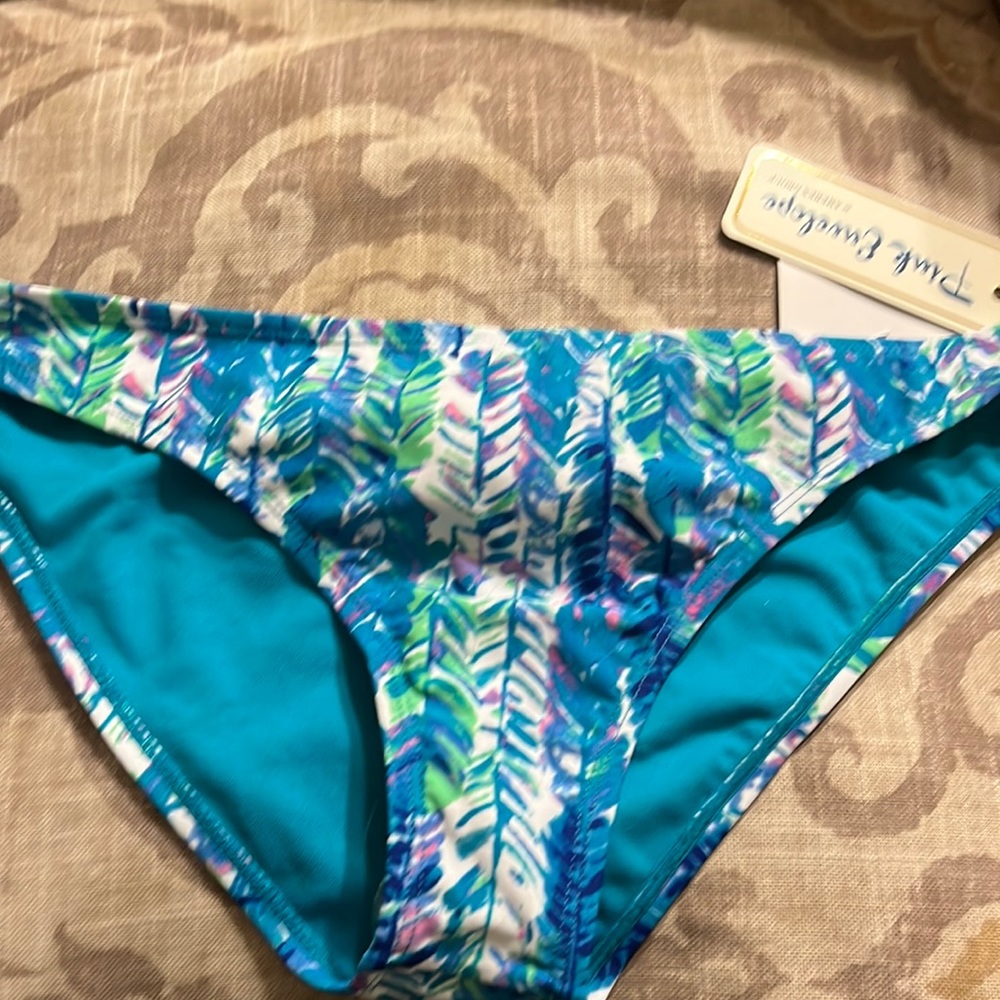 Pink ewelope bathing suit bottom